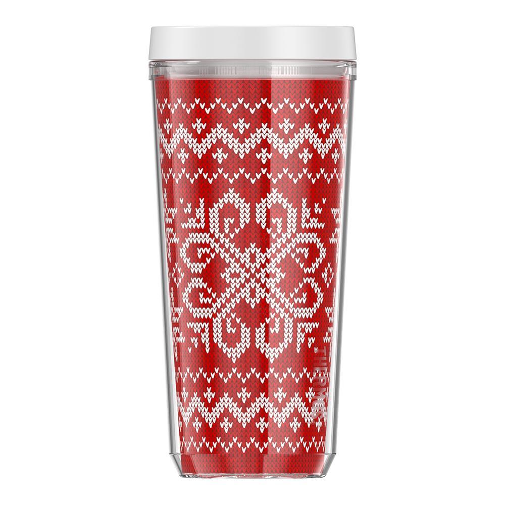 16oz DOUBLE WALL TUMBLER HOLIDAY SWEATER