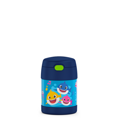 10 ounce Funtainer food jar, Baby Shark, view 1.